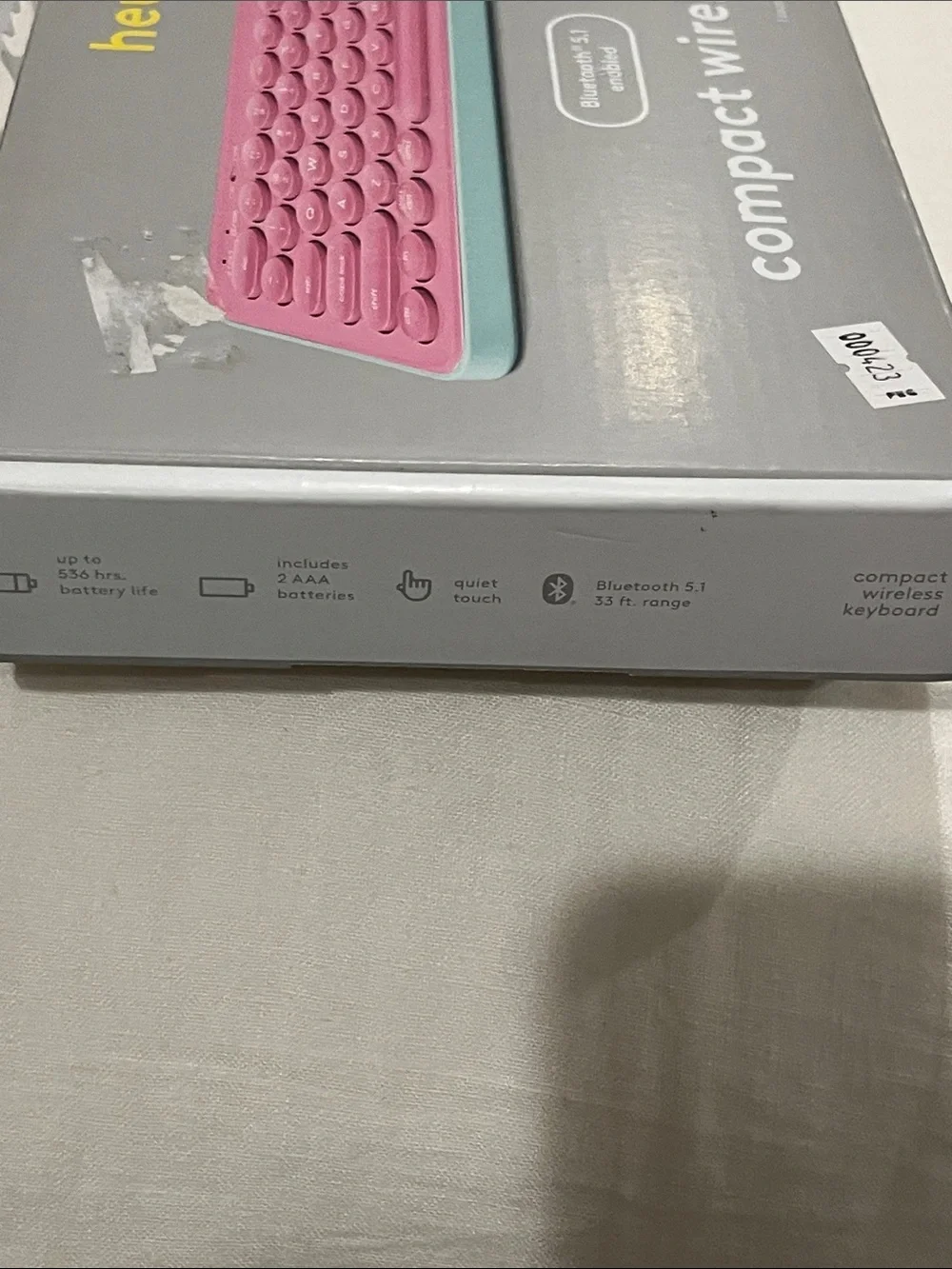 Heyday Pink Bluetooth Keyboard - NIB - Wireless